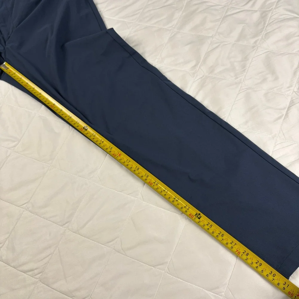 All in Motion Mens Stretch Pants Blue 36x32 Straight Leg Performance Casual Golf